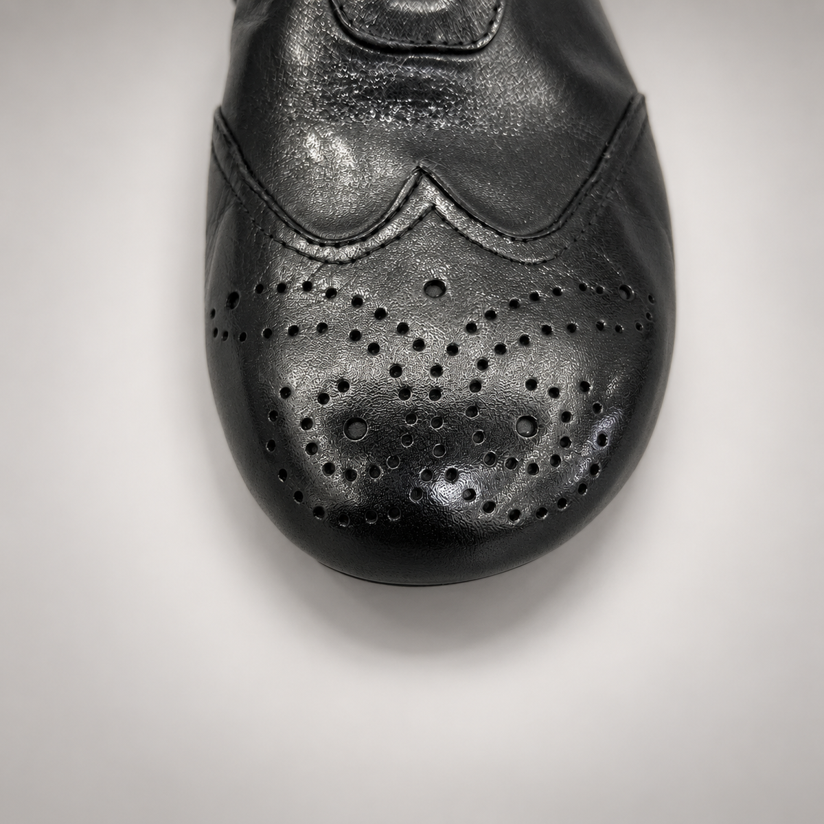 Black Horse Leather Brogue Strap Flats product view 6
