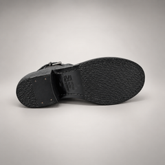 Black buckle Chelsea ankle boots, view 6