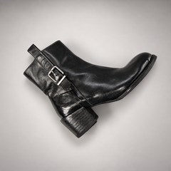 Black ankle boots, view 7