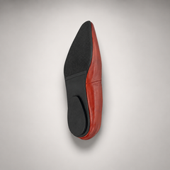 Red Mary Jane flats, view 7