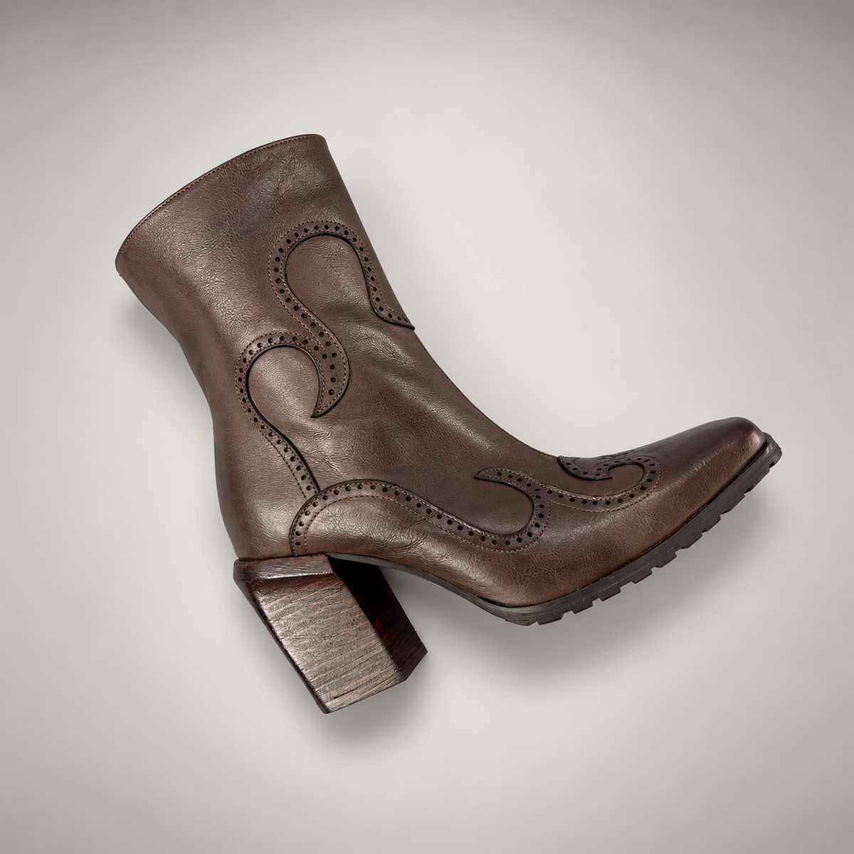 Dark Brown boots, view 7