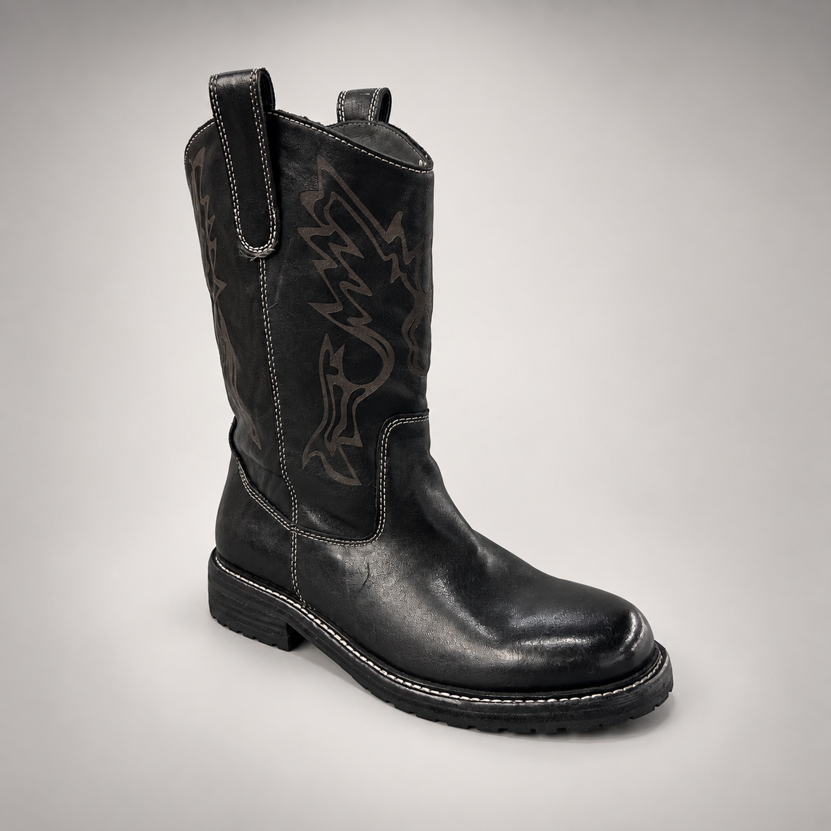 Black boots, view 2