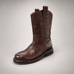 Brown boots, view 2