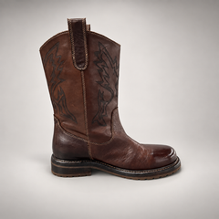 Brown boots, view 4