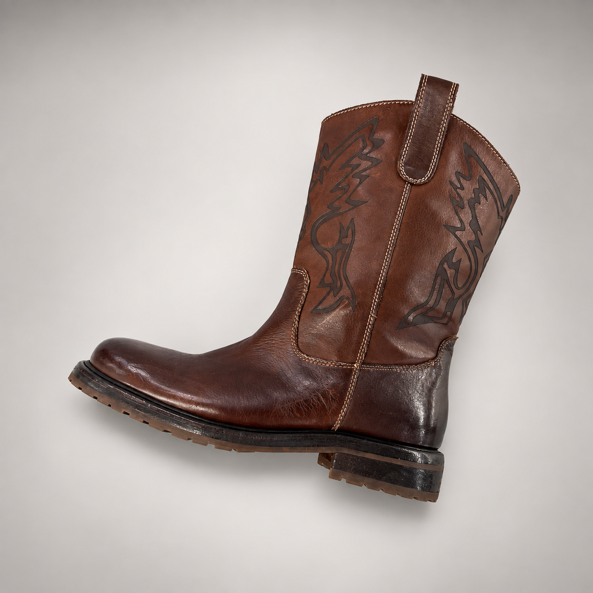 Brown boots, view 7
