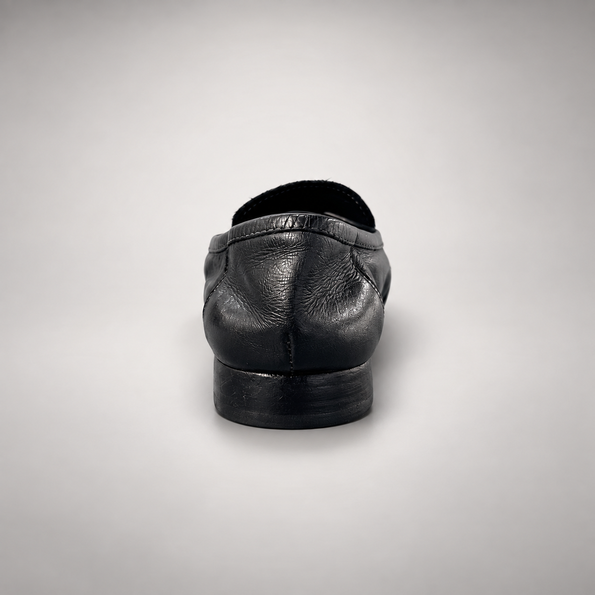 Black loafers, view 5