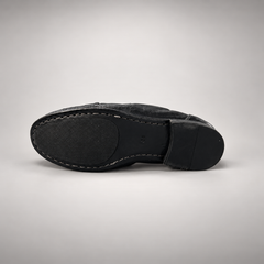 Black loafers, view 6