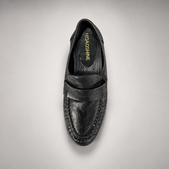 Black loafers, view 7