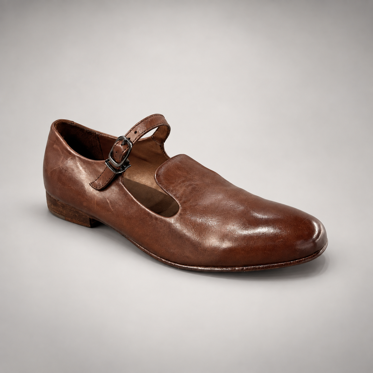 Brown shoes, view 2