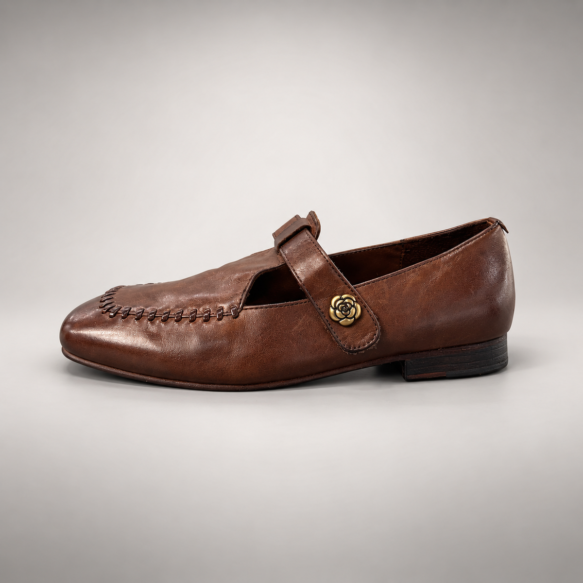 Brown shoes, view 3