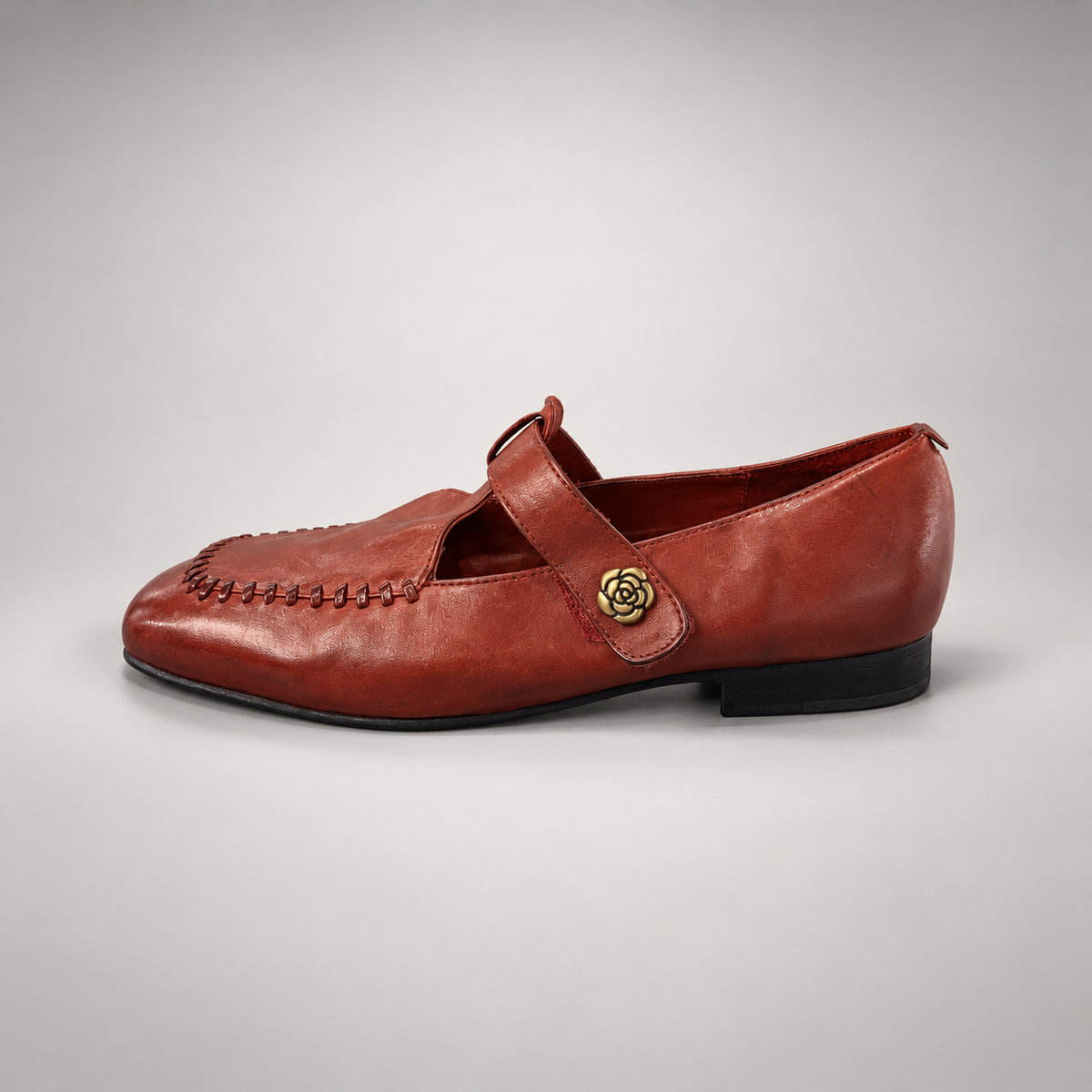 Red shoes, view 3