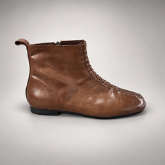 Brown ankle boots, view 4