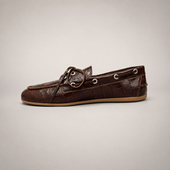 Dark Brown boat shoe product view 3