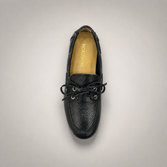 Black boat shoe product view 4