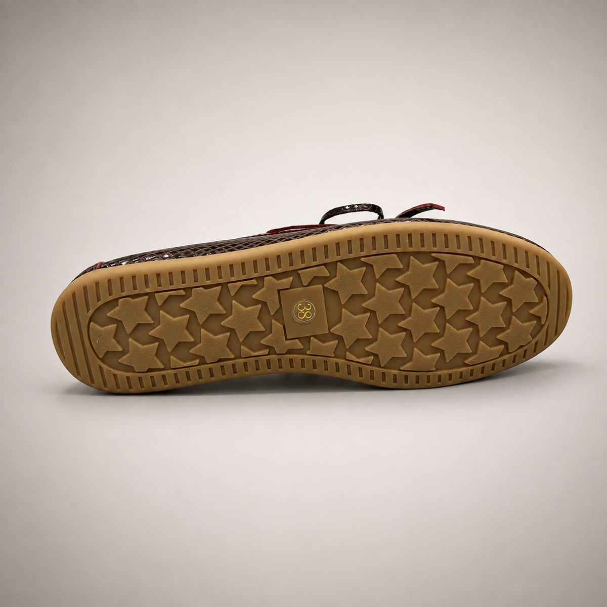 Burgundy boat shoe product view 4