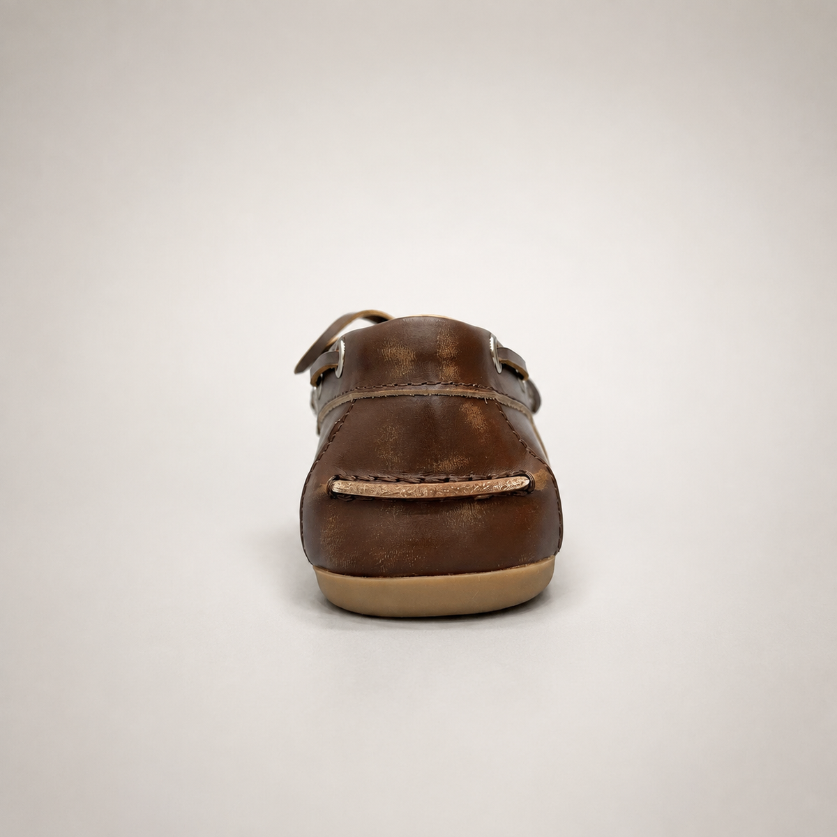 Brown boat shoe product view 4