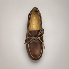 Brown boat shoe product view 5