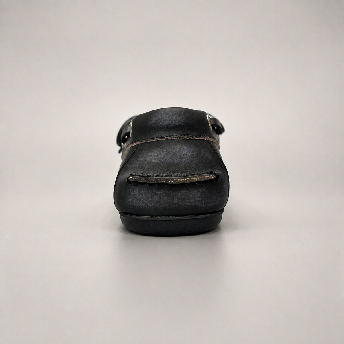 Black boat shoe product view 4