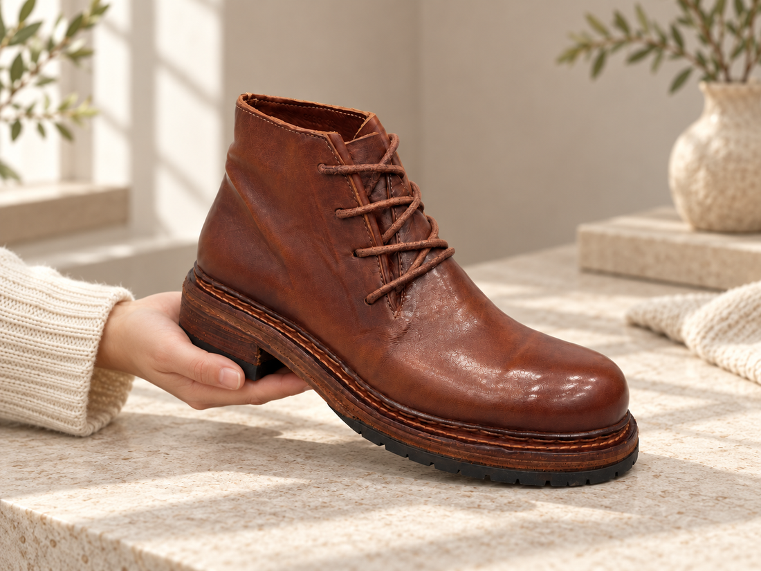 AI-generated scene: a closer look at the tonal brown finish.